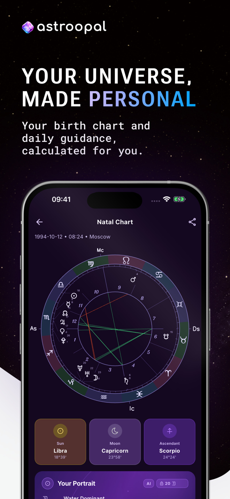 Astroopal — скрины для Google Play